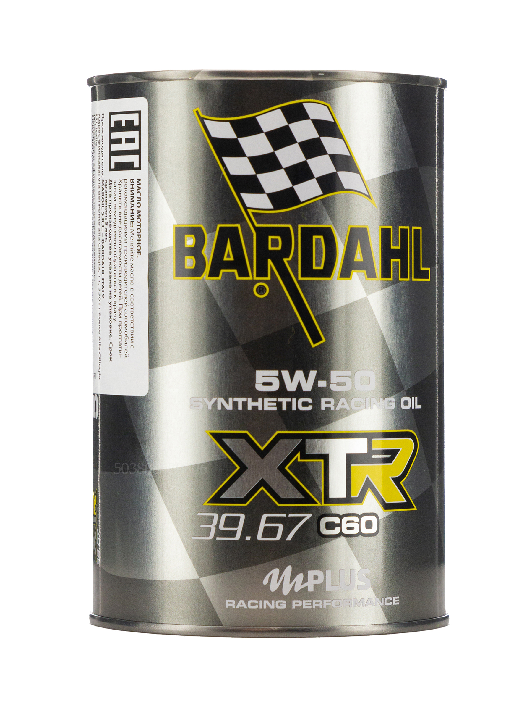 Моторное масло Bardahl XTR 39.67 RACING C60 5w50 1 л., арт. 306039  синтетическое купить Бардаль 5в50 в магазине OilBardahl.ru