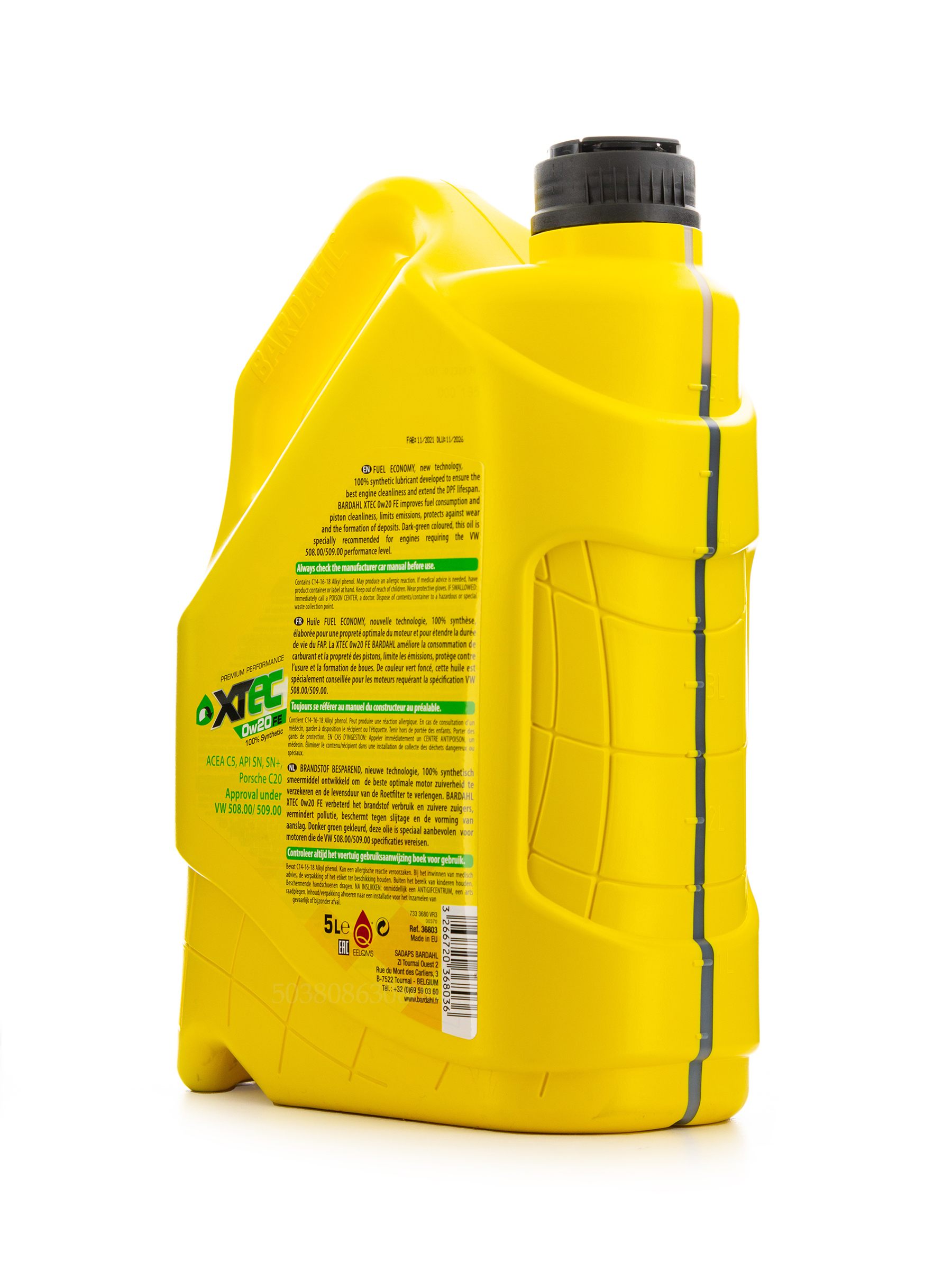HERBAL OIL イエロー 新品未使用 Моторное масло Bardahl XTEC 0w20 FE 5 л., арт. 36803 синтетическое