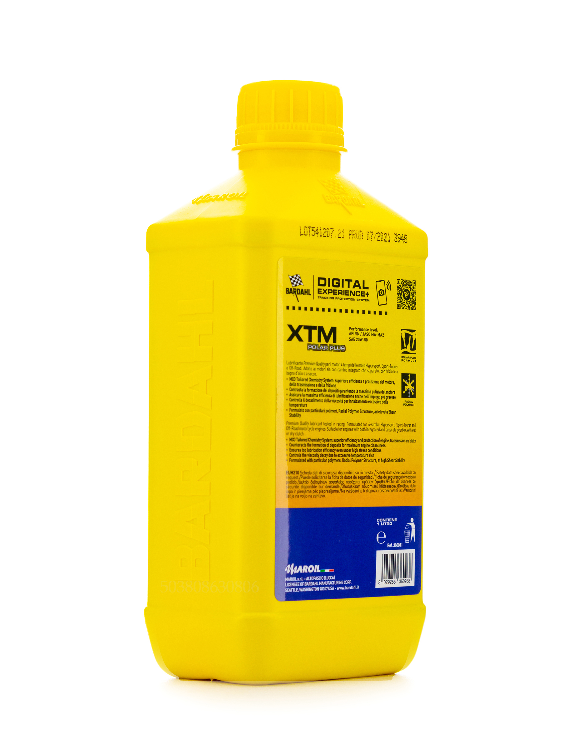 OLIO XTM SYNT 20W-50 MOTO BARDAHL - La Ciclomoto